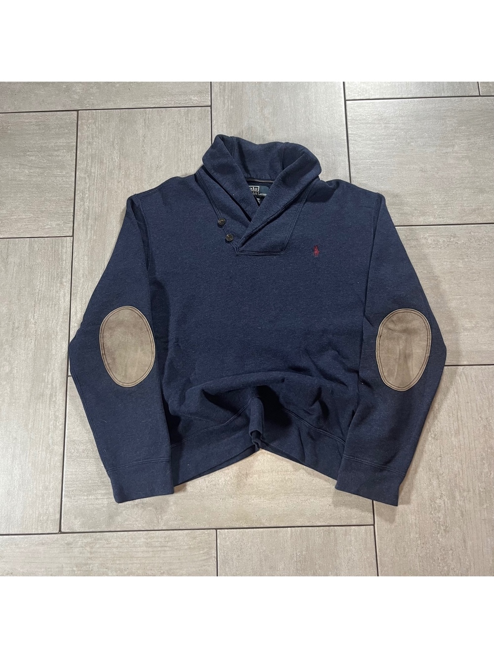 Vintage Polo Ralph Lauren Shawl Collar Sweatshirt XL